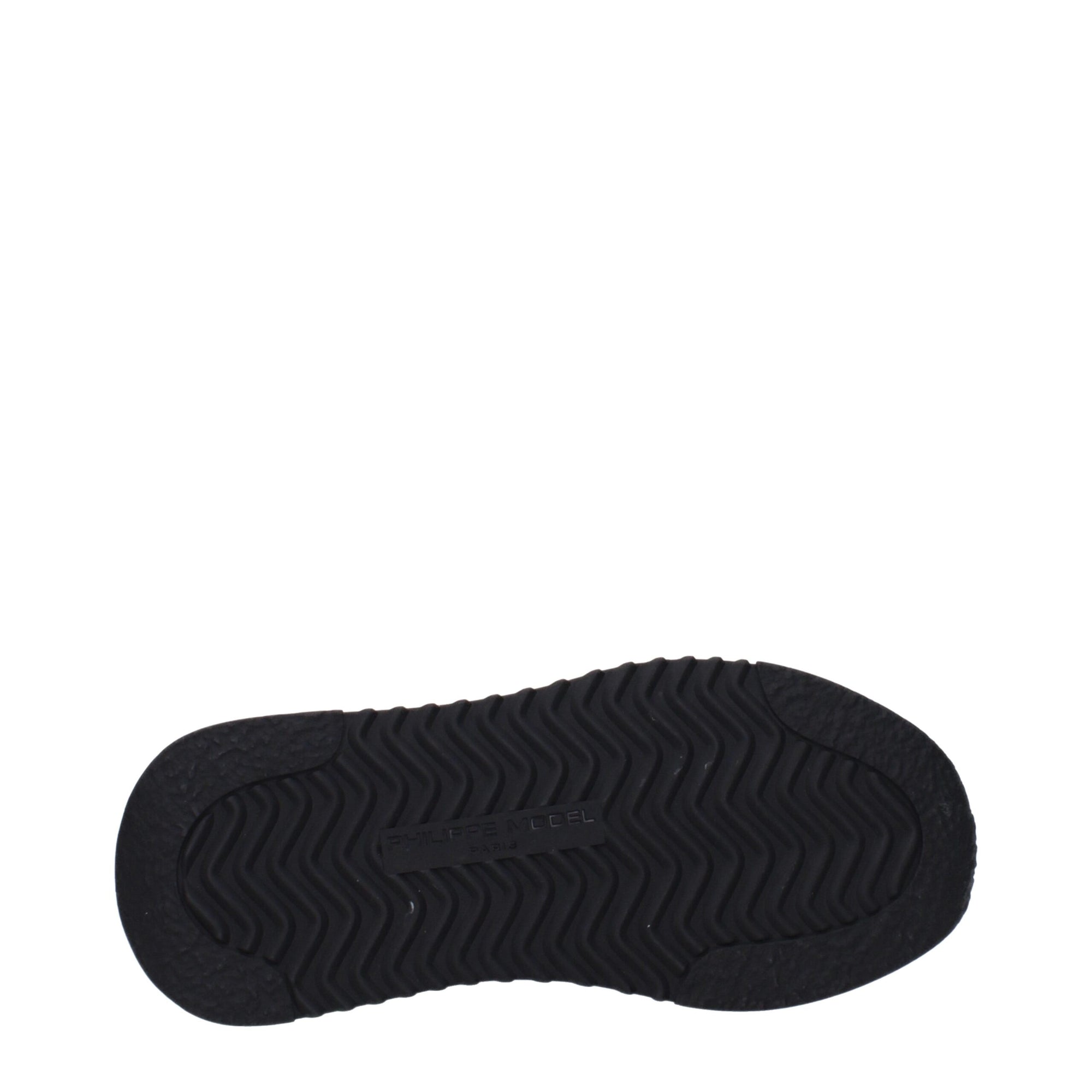 Philippe Model Black Fabric Athletic Sneakers