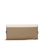 Tory Burch Beige Leather Clutch Bag