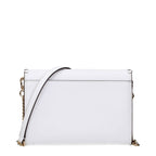 Tory Burch White Leather Clutch Bag
