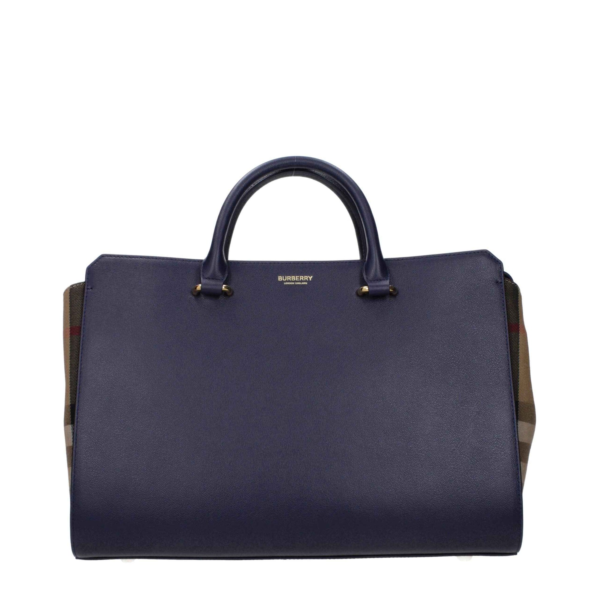 Burberry Blue Leather Handbag