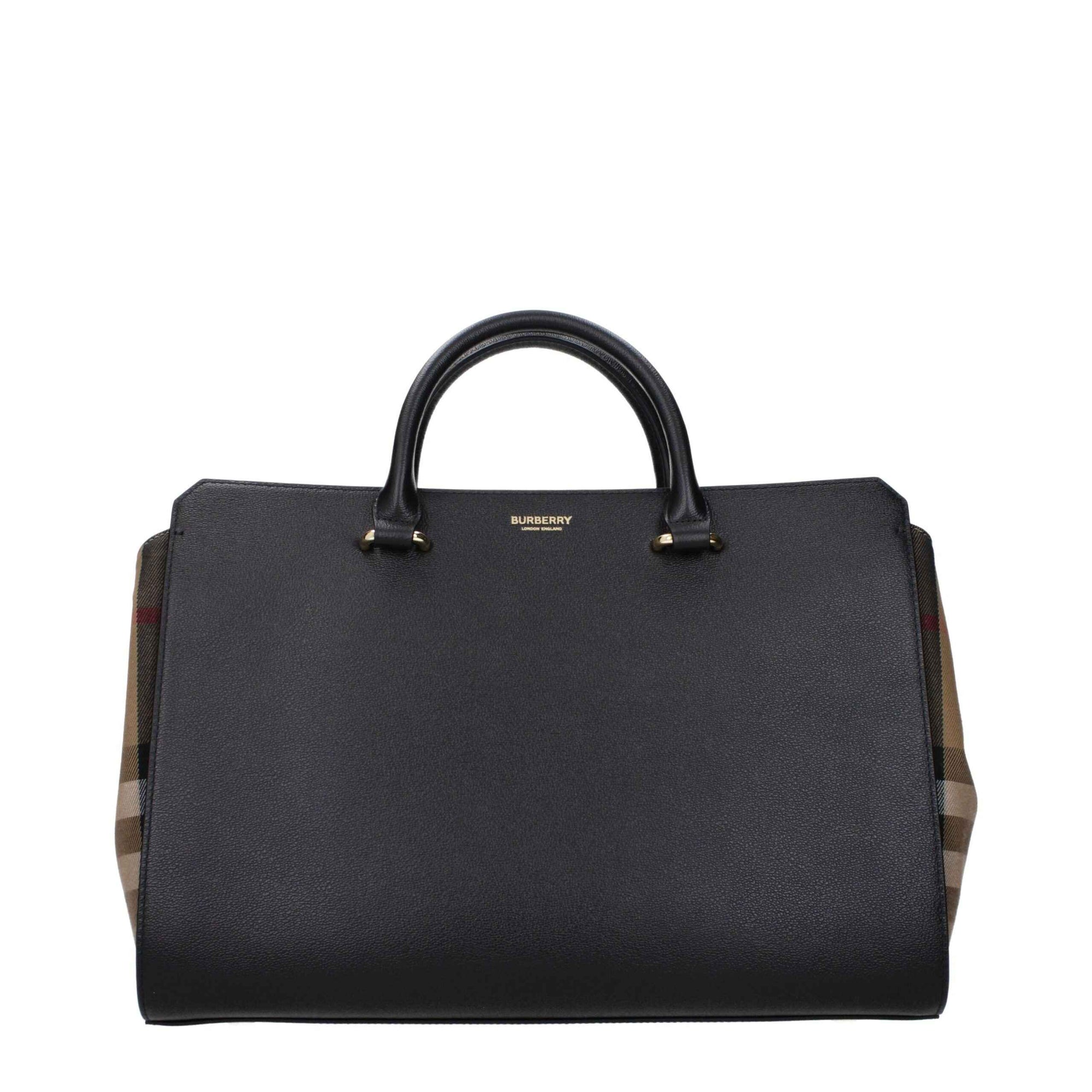 Burberry Black Leather Handbag