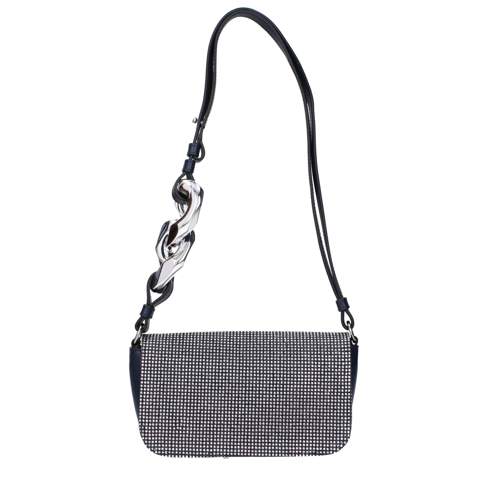 Jw Anderson Blue Fabric Shoulder Bags
