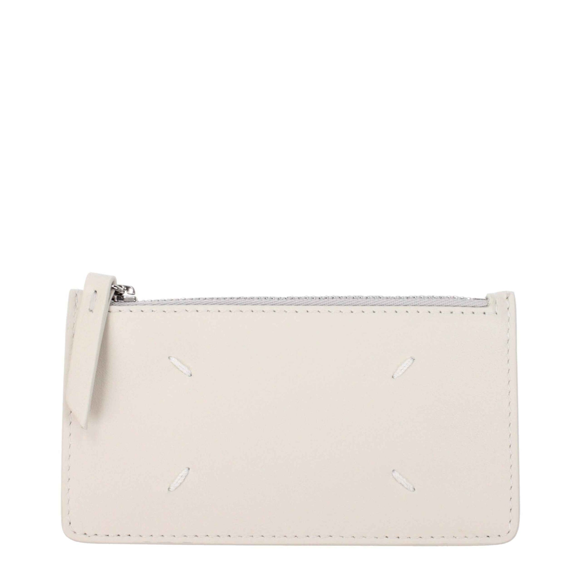 Maison Margiela Beige Leather Wallet