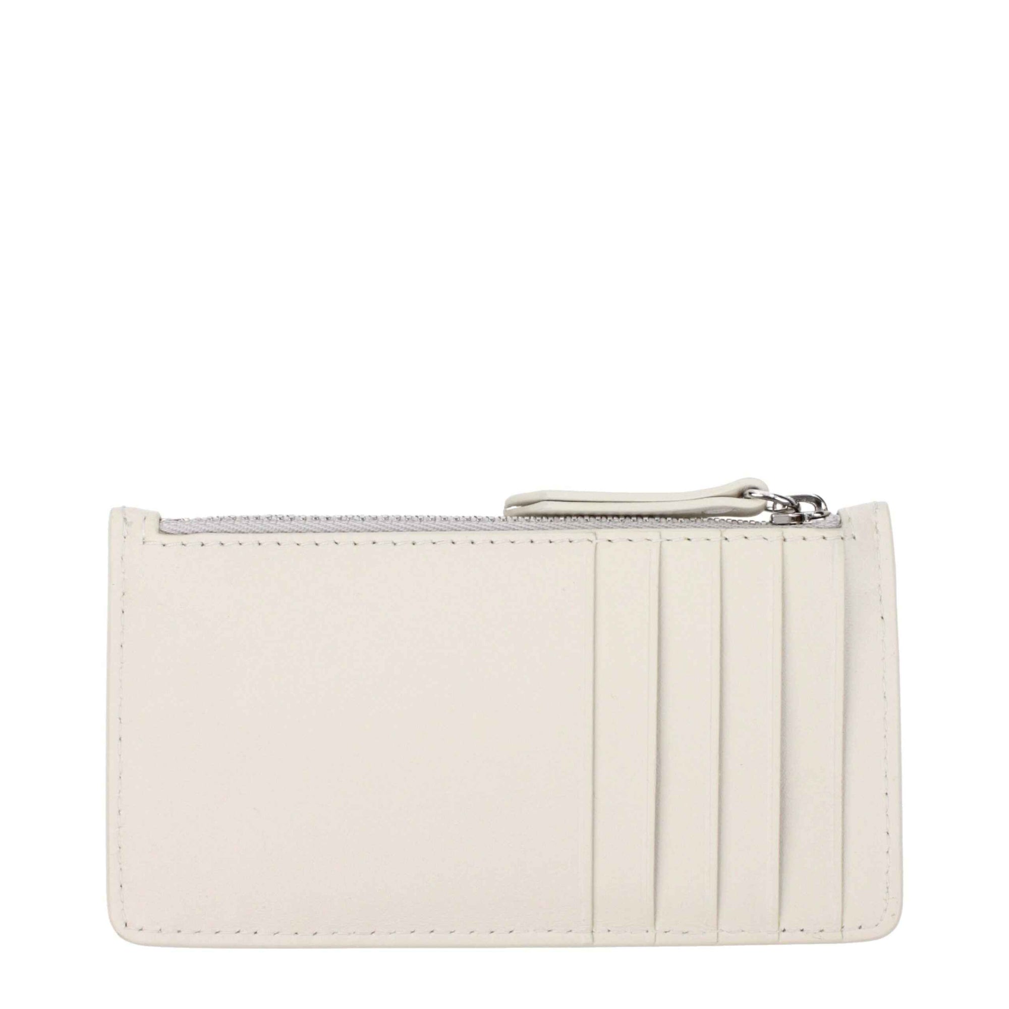 Maison Margiela Beige Leather Wallet