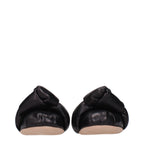 Miu Miu Black Leather Ballet Flats