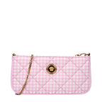 Versace Pink Fabric Shoulder Bag