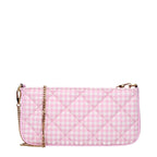 Versace Pink Fabric Shoulder Bag