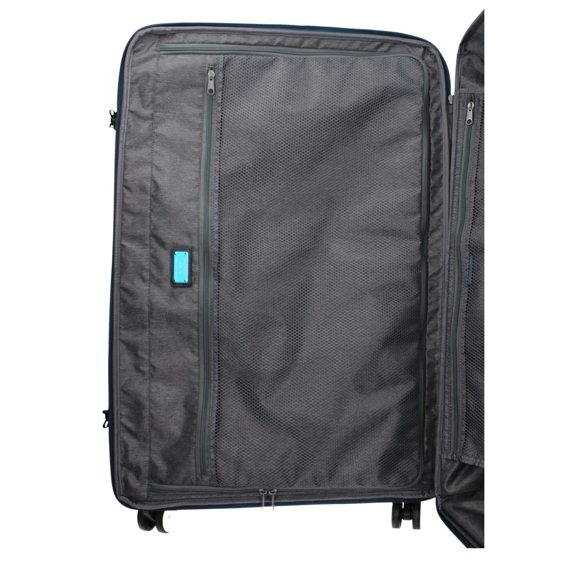 Piquadro Blue Fabric Luggage And Travel