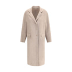 Ermanno Scervino Beige Wool Coat