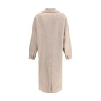 Ermanno Scervino Beige Wool Coat