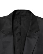 Dolce & Gabbana Dark Gray Wool Single Breasted 2 Piece Suit