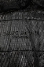 Dolce & Gabbana Black See Through Hooded Pullover Sweater