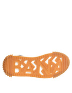 Dolce & Gabbana Brown Leather Studded Slides Sandals Shoes