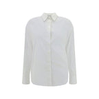 Brunello Cucinelli White Cotton Dress Shirt