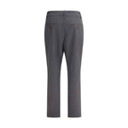 Brunello Cucinelli Yellow Fleece Wool Casual Pants