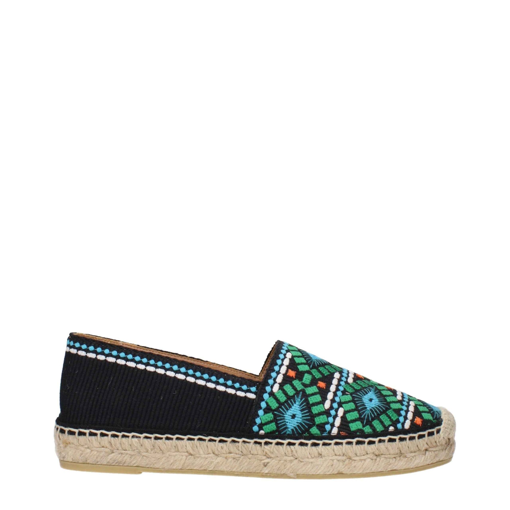 Prada Black Fabric Espadrilles