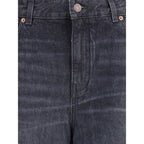 Chloé Black Cotton Flared Jeans