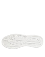 Dolce & Gabbana White Miami Leather Low Top Sneakers Shoes