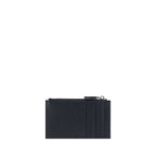 Prada Black Calf Leather Bos Taurus Wallet