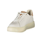 Blauer White Leather Women Sneaker