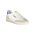 Blauer White Leather Men Sneaker