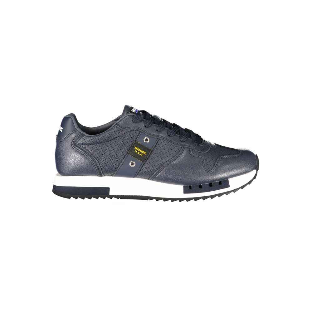 Blauer Blue Leather Men Sneaker