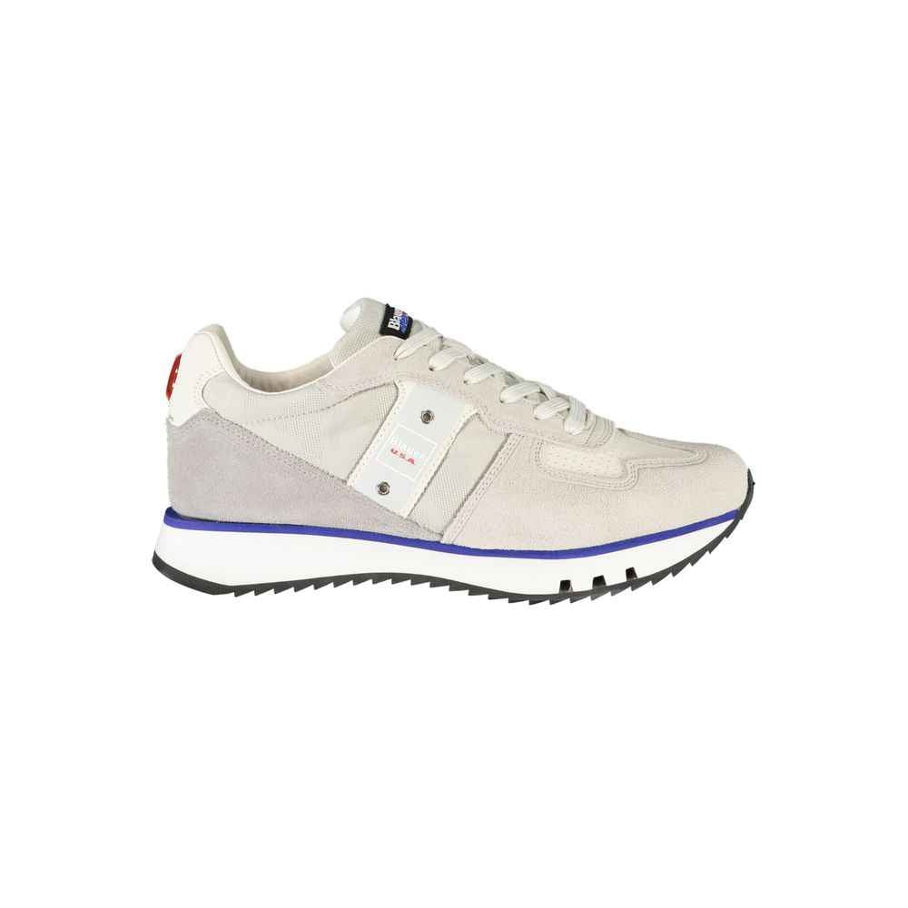 Blauer Gray Leather Men Sneaker