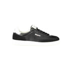 Blauer Black Leather Men Sneaker