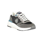 Blauer Black Leather Men Sneaker