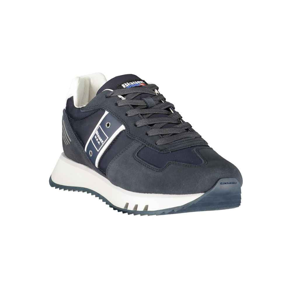 Blauer Blue Leather Men Sneaker