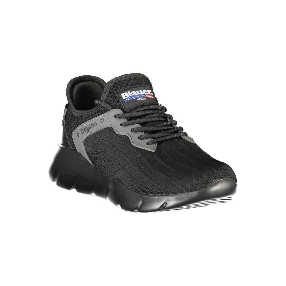 Blauer Black Polyester Men Sneaker