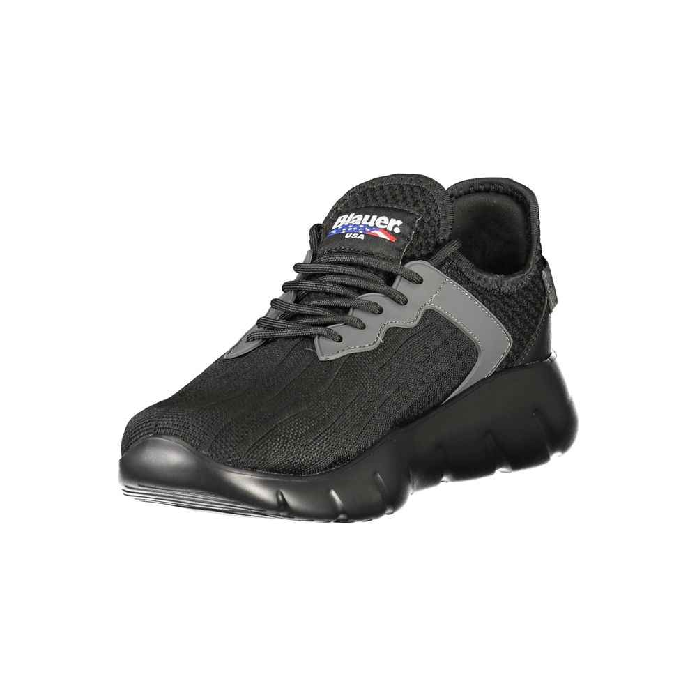 Blauer Black Polyester Men Sneaker