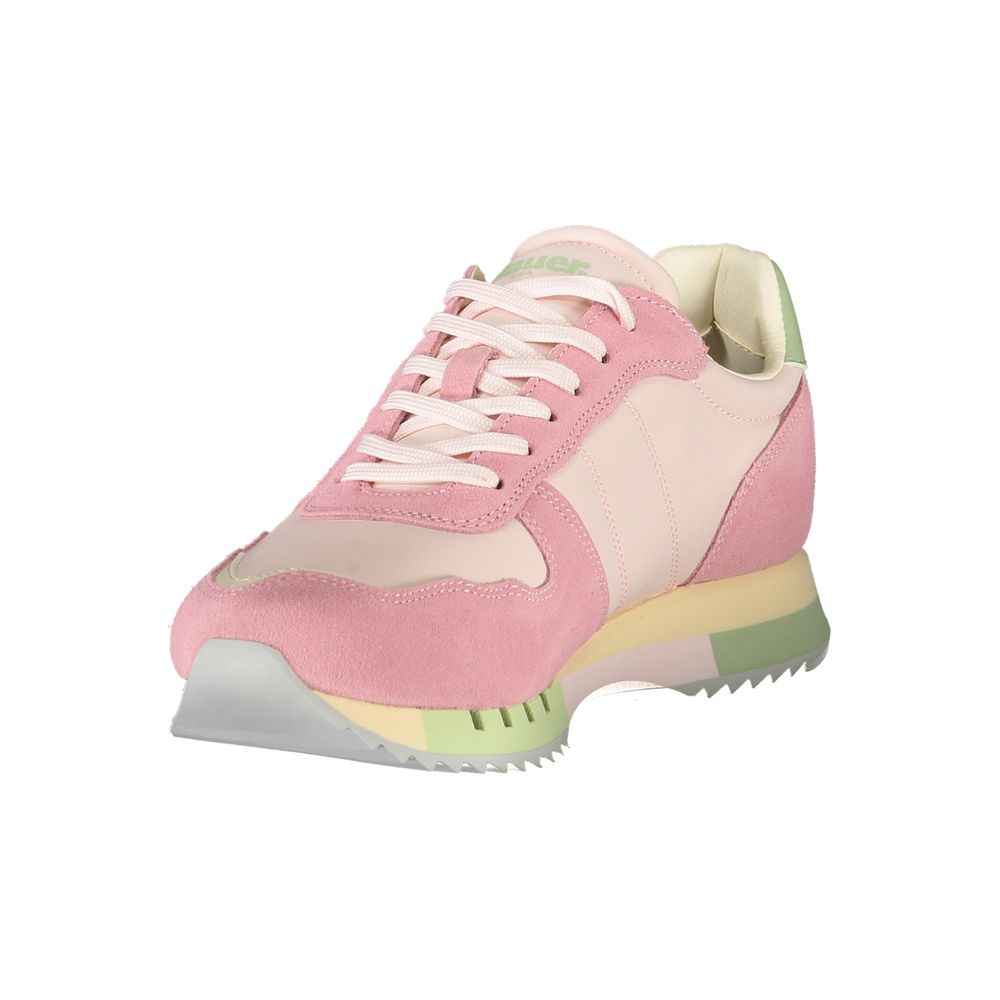 Blauer Pink Leather Women Sneaker