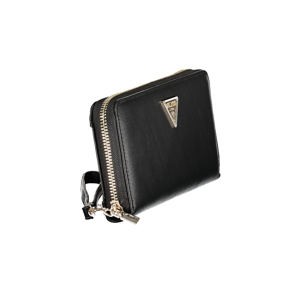 Guess Jeans Black Polyethylene Women Wallet