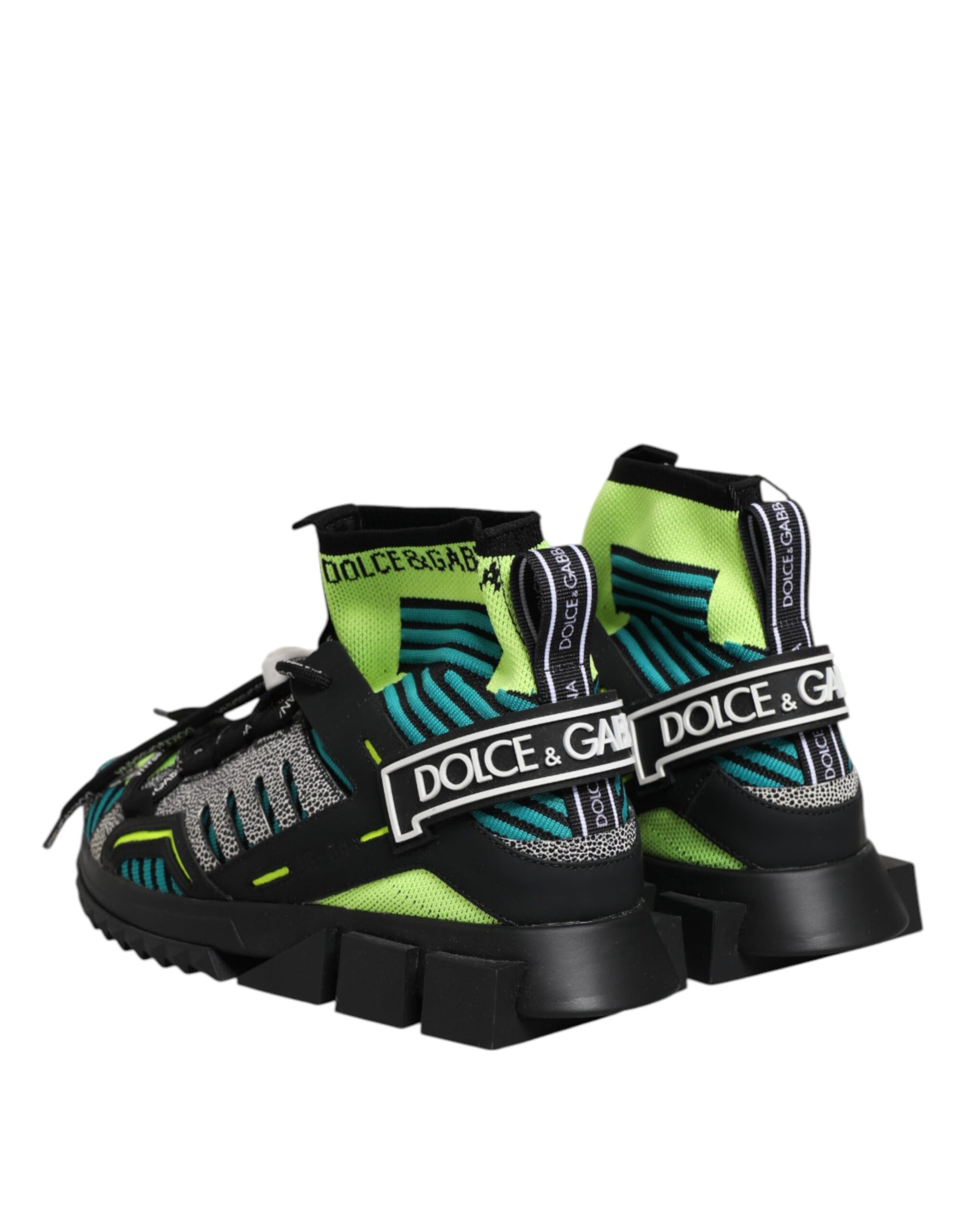 Dolce & Gabbana Multicolor Sorrento Socks Men Sneakers Shoes