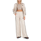Comme Des Fuckdown Beige Cotton Women Pant