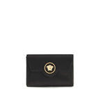 Versace Black Calf Leather Bos Taurus Shoulder Bag