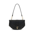Versace Black Calf Leather Bos Taurus Shoulder Bag