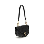 Versace Black Calf Leather Bos Taurus Shoulder Bag