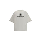 Balenciaga Gray Cotton T-Shirt