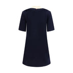 Thom Browne Blue Cotton Casual Dress