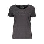 Scervino Street Black Cotton Women T-Shirt