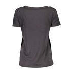 Scervino Street Black Cotton Women T-Shirt
