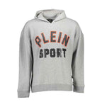 Plein Sport Grigio Cotton Men Sweatshirt