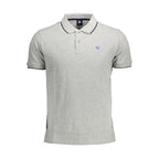 North Sails Gray Cotton Polo Shirt