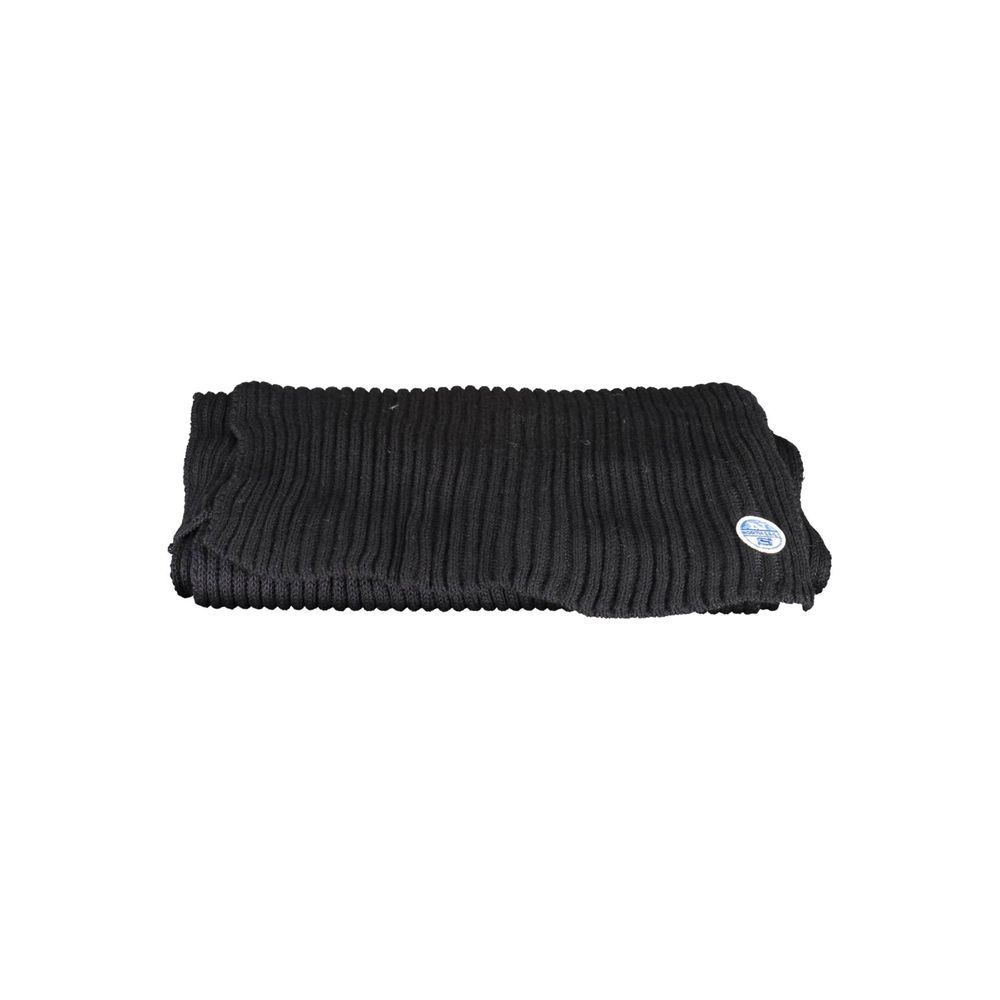 North Sails Black Cotton Scarf