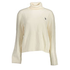 U.S. POLO ASSN. White Nylon Sweater