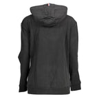 U.S. POLO ASSN. Black Cotton Women Sweater With Contrasting Details