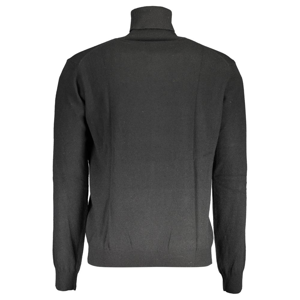 La Martina Black Wool Sweater