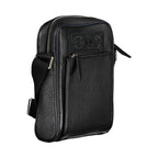 La Martina Black Leather Shoulder Bag